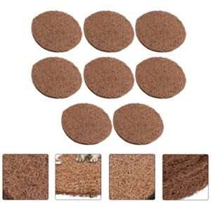 YARNOW Pet Supplies 24pcs Birds Small Liners and Breeding Animals Parrots Materials Liner Nesting Classic Mats Pad Vintage Natural Substrate Practical Brown Size Hut Pigeon Premium Glass Animals