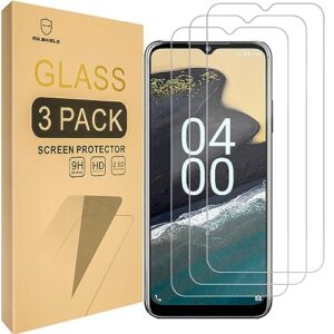 mr.shield [3-pack] designed for nokia g400 5g [upgrade maximum cover screen version] [tempered glass] [japan glass with 9h hardness] with lifetime replacement