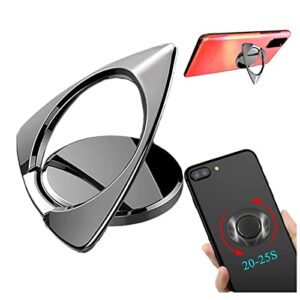 tons cell phone fidget spinner finger ring grip holder, 360° rotating metal mobile phone ring holder, smart phone tablet case accessories toys