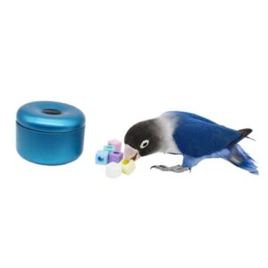 parrot puzzle toys, trick prop training education interactive toys for parakeets, conures, cockatiels, budgies, lovebirds bird intelligence training toy for small and medium birds