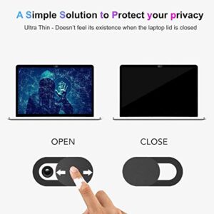 California JOS 12 Pack (4 Large + 4 Medium + 4 Small) 0.027 inch Ultra Thin Webcam Cover Slide Camera Blocker Protect Your Privacy Security for MacBook Air, Laptop, iPad, iMac, PC, iPhone 8/7/6 Plus