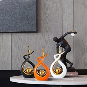 NJCHARMS Modern Decor, Home Decor Accents, Shelf Decor, Centerpiece Table Decorations Living Room Decor, Abstract Art Statue Decor Center Piece for Dinning Room