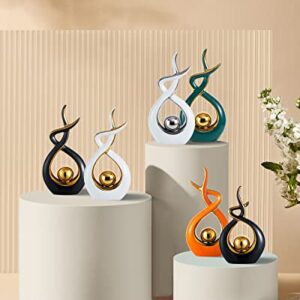 NJCHARMS Modern Decor, Home Decor Accents, Shelf Decor, Centerpiece Table Decorations Living Room Decor, Abstract Art Statue Decor Center Piece for Dinning Room