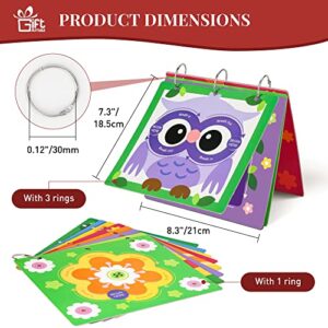 GiftAmaz Mindful Maze Boards, Calming Toys for Kids, Finger Path Breathing Boards, Calming Corner Items Kids Social Emotional Learning, Mindfulness Sensory Cardboard Toys Box for Kid 3 4 5 6 Year