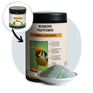 Wisbroek Fruit Powder | Bird Supplement for Softbills and Fruit Eating Birds (26.45oz)