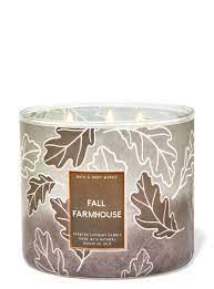 fall farmhouse 3 wick candle 14.5 oz / 411 g