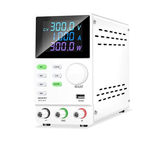 QYTEC Linear Regulator DC Power Supply Lab Programmable Memory Function Adjustable Bench Power Source Voltage Regulator Switch Current Stabilizer Linear Power Supply (Color : White, Power : 30V 10A)