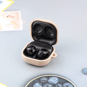 Wonhibo Cute Bear Case for Samsung Galaxy Buds 2 Pro/Galaxy Buds 2/ Galaxy Buds Pro/Galaxy Buds Live,Silicone Earbuds Cover with Keychain
