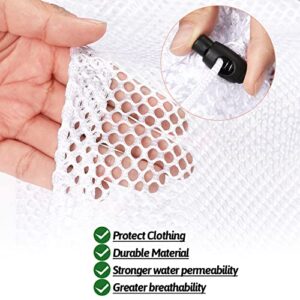 Mesh Wash Bags Laundry Bags, Mesh Laundry Bag, Travel Laundry Bags, College Laundry Bag, Drawstring Design Wash Bags for Blouse, Baby Clothes, Underwear, Dirty Clothes Package(30x40/40x50cm)