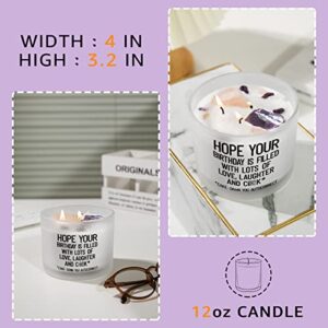 Funny Birthday Gifts for Her Wife, Romantic Gift for Girlfriend Fiancee Gag 12oz Big Candle