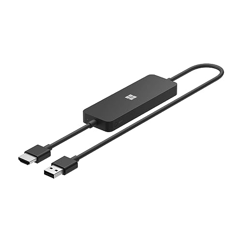 Microsoft 4k Wireless Display Adapter - Black. Compatible with 4K TVs