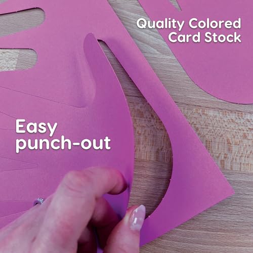 FreshCut Crafts | 48 Piece Handprint Happy Cutouts with IDEA Guide, US Made 2-Sided Brightly Colored Card Stock Punch Out Handprint Paper Accents for Bulletin Boards, Classroom Décor, Back to School