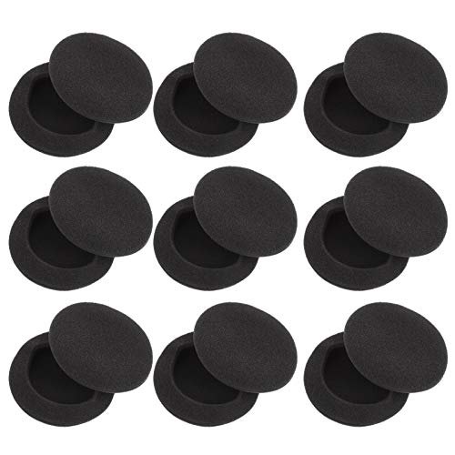 Mobestech Foam Earbud Earpad 40pcs Fit Memory Standard Pads Headphone Most Replacement Elastic Earphones Headphones Sponge Size Earpads Ear for Earpad Earphone Cm Foam Replacements Eartips