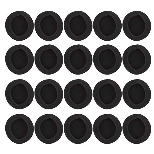 Mobestech Foam Earbud Earpad 40pcs Fit Memory Standard Pads Headphone Most Replacement Elastic Earphones Headphones Sponge Size Earpads Ear for Earpad Earphone Cm Foam Replacements Eartips