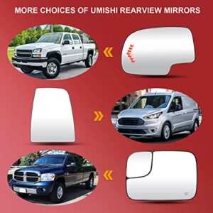 Exterior Mirror Replacement Glass Passenger/Right Side Power Heated Signal fit for 2003-2007 for Chevy Silverado Suburban for GMC Sierra Yukon Replacement Tow Mirror (Passenger/Right)