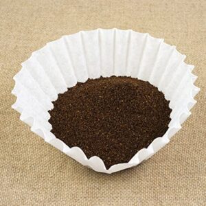 DEFUTAY 1-4 Cup Coffee Filters,Cup Basket Coffee Filters,Natural Unbleached
