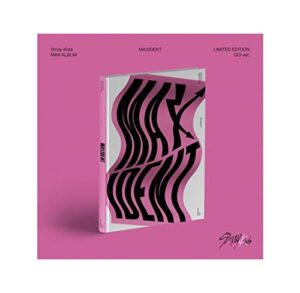 jyp entertainment stray kids - maxident [go ver.(limited edition)] album+pre-order benefit (dk1022),pink