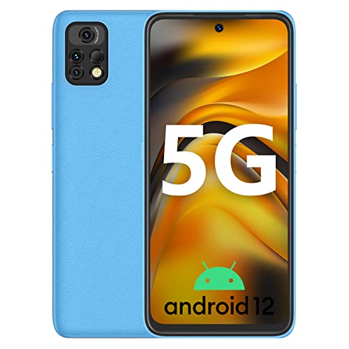 UMIDIGI A13 Pro 5G Cell Phone Unlocked (8GB+128GB), 6.5 inch, Android 12, Dual SIM 5G Mobile Phone, 5150mAh Large Battery, 48MP+24MP+5MP Camera, 5G Dual SIM GSM Volte Unlocked Smartphone, 18W, NFC