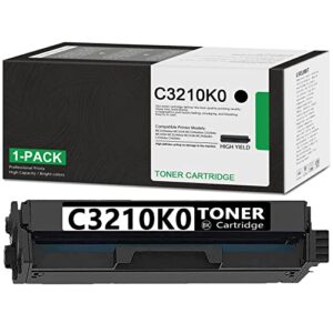 lve c3210k0 high yield toner cartridge replacement for lexmark c3210k0 mc3224i mc3426i mc3326i c3326dw c3426dw c3224dw mc3426adw mc3224dwe mc3224adwe mc3326adwe printer, 1 pack black.