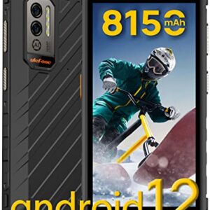 Ulefone Power Armor X11 Pro Rugged Smartphones Unlocked, IP69K Waterproof Phone, 8150mAh Battery, Android 12, 8-Core 8GB+64GB, 16MP AI Camera, 5.45'' HD+, 3-Card Slots, Dual 4G, GPS, NFC