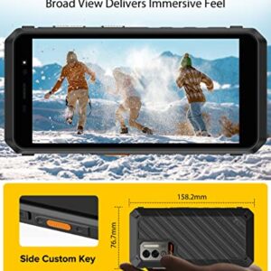 Ulefone Power Armor X11 Pro Rugged Smartphones Unlocked, IP69K Waterproof Phone, 8150mAh Battery, Android 12, 8-Core 8GB+64GB, 16MP AI Camera, 5.45'' HD+, 3-Card Slots, Dual 4G, GPS, NFC