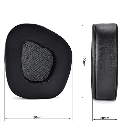 Void RGB Ear Pads defean Replacement Ear Cushion Cover Compatible with Corsair Void RGB Elite USB Premium Gaming Headset,High-Density Noise Cancelling Foam (Black Cooling-Gel)