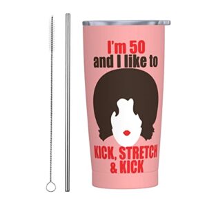 sally o malley snl car mug stainless steel cup with straw heat insulation travel coffee mugs thermos cups 20 oz