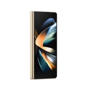 Galaxy Z Fold 4 Cell Phone, Factory Unlocked Android Smartphone, 256GB, Flex Mode, Dual Sim (1x eSim + 1x Nano) Multi Window View, Foldable Display, Korean International Version, Beige