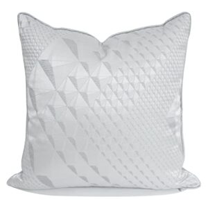 gretd grey geometric pattern sofa pillow designer living room soft fashion bedside cushion ( color : a , size : 50cm*50cm )
