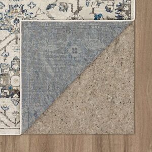 Mohawk Home Appleton Traditional Floral, Ornamental Royal Blue 5' 3" x 8' Area Rug Perfect for Living Room, Dining Room, Office