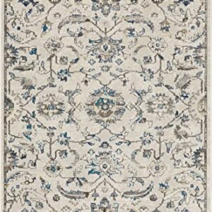 Mohawk Home Appleton Traditional Floral, Ornamental Royal Blue 5' 3" x 8' Area Rug Perfect for Living Room, Dining Room, Office