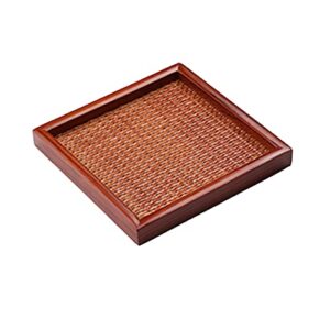 Serving Trays Serving Tray Wooden Tray Multipurpose Tray Rectangular Tea Tray Breakfast Tray Home Decor Elegant Decorative Tray (Size : B)