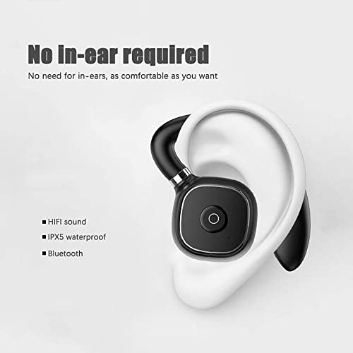 ESSONIO Open Ear Headphones air Conduction Headphones Bluetooth Workout Headphones Open Ear Earbuds Noise Cancelling Headphones for Sports Running