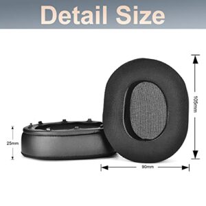 BlackShark V2 Replacement Earpads Quite-Comfort Cooling Gel Headset Ear Pads with BuckleCompatible with Razer BlackShark V2 / V2 PRO/ V2 Special Edition Gaming Headsets(Black)