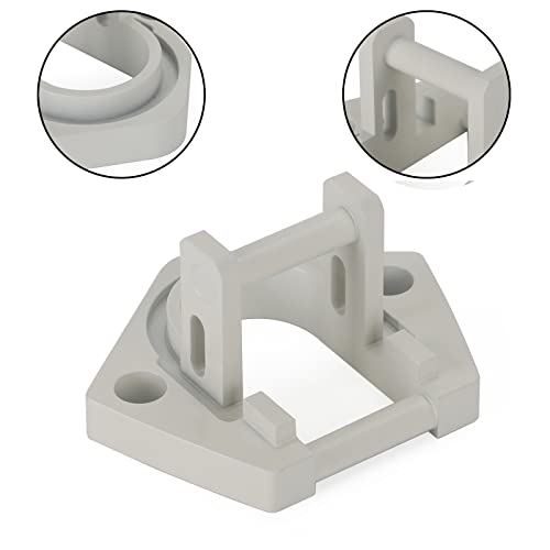 Frezon Aluminum RV Awning Hardware Fit for RV Awning Sunchaser II Replacement Part Bottom Foot Right or Left Side(only for Dometic Rounded Hardware)