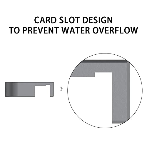 MiOYOOW Tube Fixture Holder, Mini Aquarium Fixing Clamp Anti Overflow Aquarium Pipe Clip with Screw & Screwdriver for Fish Tank Aquarium (S)