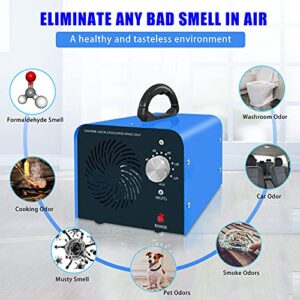 Ozone Generator, 20,000 mg/h Ozone Machine Odor Removal Odor Eliminator Ionizer Deodorizer Ozonator Ozone Generator Air Purifier for Home, Auto, Smoke, Pets and Cars