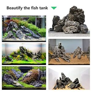 Natural Seiryu Rock Stone, Dragon Stone, Suitable for Aquarium Landscaping Models and Fish Tank Decoration, Reptile and Amphibian enclosures - 11 lbs.