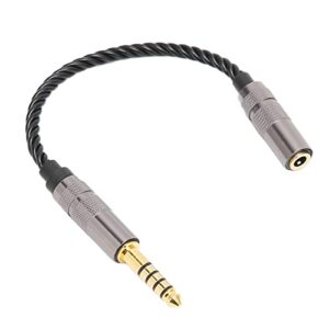 headphone adapter cable, gold plated connector, 4.4mm balanced male to 3.5mm stereo female, ofc core anti interference suitable for nw zx507 dmp z1 nw zx300a