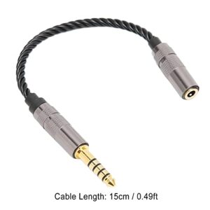 Headphone Adapter Cable, Gold Plated Connector, 4.4MM Balanced Male to 3.5MM Stereo Female, OFC Core Anti Interference Suitable for NW ZX507 DMP Z1 NW ZX300a
