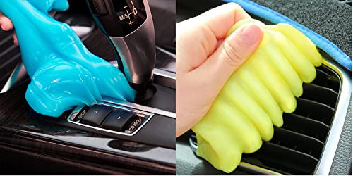 Cleaning Gel for Car, Car Cleaning Kit Universal Detailing Automotive Dust Car Crevice Cleaner Auto Air Vent Interior Detail Removal Putty Cleaning Keyboard Cleaner for Car Vents, PC, Laptops, Cameras