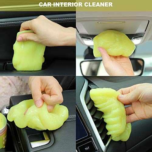 Cleaning Gel for Car, Car Cleaning Kit Universal Detailing Automotive Dust Car Crevice Cleaner Auto Air Vent Interior Detail Removal Putty Cleaning Keyboard Cleaner for Car Vents, PC, Laptops, Cameras