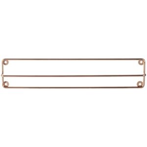 MyGift Modern Minimalist Sunglasses Hanger Holder Copper Tone Metal Wire Wall Mounted Eyewear Display Rack, Hanging Eyeglasses Storage Rail Bar