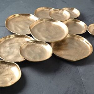 Cruiser’s Caché | Cluster of 11 Serving Bowls | 26 inch | Antique Gold Finish