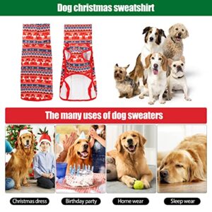 Dog Sweater Pullover Cold Weather Vest for Dogs Dog Sweatshirt Dog Jacket for Indoor and Outdoor Use