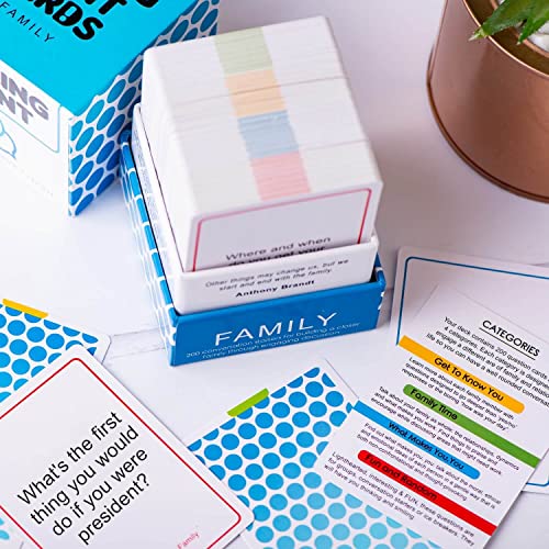 TALKING POINT CARDS Family Talk Bundle (Kids): 600 Thought Provoking Conversation Starters - 3 Packs: Family + Couples + Kids