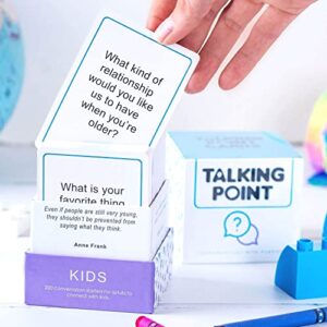 TALKING POINT CARDS Family Talk Bundle (Kids): 600 Thought Provoking Conversation Starters - 3 Packs: Family + Couples + Kids