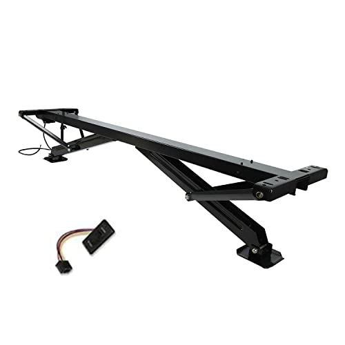 Rear Trailer Stabilizer Jack Stand Power Stabilizer Jack Kit with Black Exterior Switch Replaces 298707