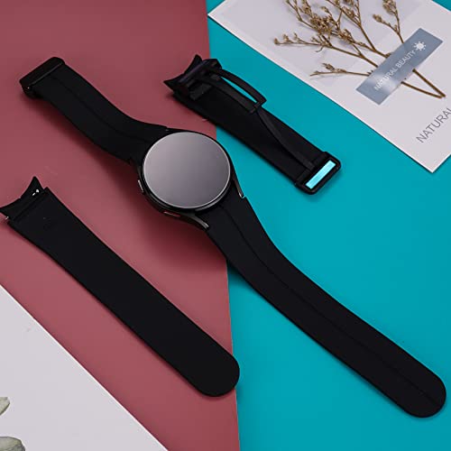 BMINEN Bands Compatible for Samsung Galaxy watch 5 Pro band 45mm/Galaxy Watch 6/5/4Band 44mm 40mm, Soft Silicone Strap Wristbands for Galaxy Watch 6claisc Band 43mm 47mm，watch 3 41mm for Women Men