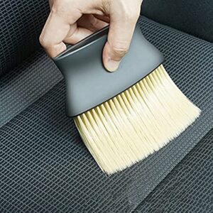 Auto Interior Dust Brush,Car Cleaning Brushes Duster,Long Hair Soft Bristles Detailing Brush Dusting Tool for Automotive Dashboard,Air Conditioner Vents,Leather, Computer,Scratch Free